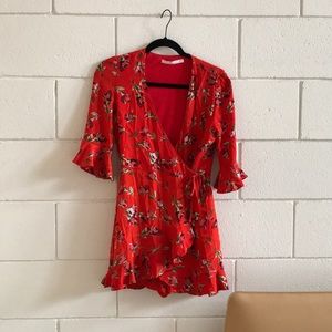 Zara floral romper small